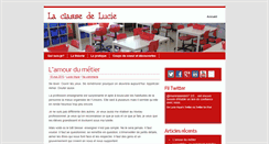 Desktop Screenshot of laclassedelucie.com